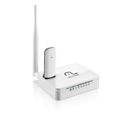 Roteador Wireless Multilaser RE072 150Mbps - 1 Antena 5 Portas Suporta 3G