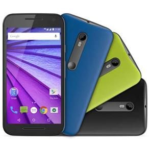 Smartphone Moto G™ (3ª Geração) Colors HDTV XT1544 Preto com Tela de 5'', Dual Chip, Android 5.1, 4G