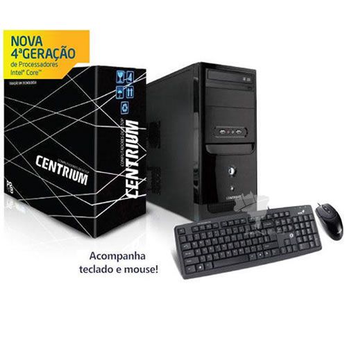 Micro Desktop - EliteLine 4790 com Intel Core i7 4790, Memoria 8GB, Hd-1TB, Dvd-Rw, Fonte 500W, Tecl