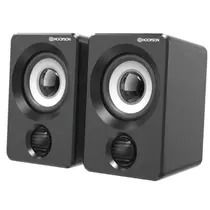 Caixa de som usb/p2 hoopson 6w rms cx-pc019pt preto